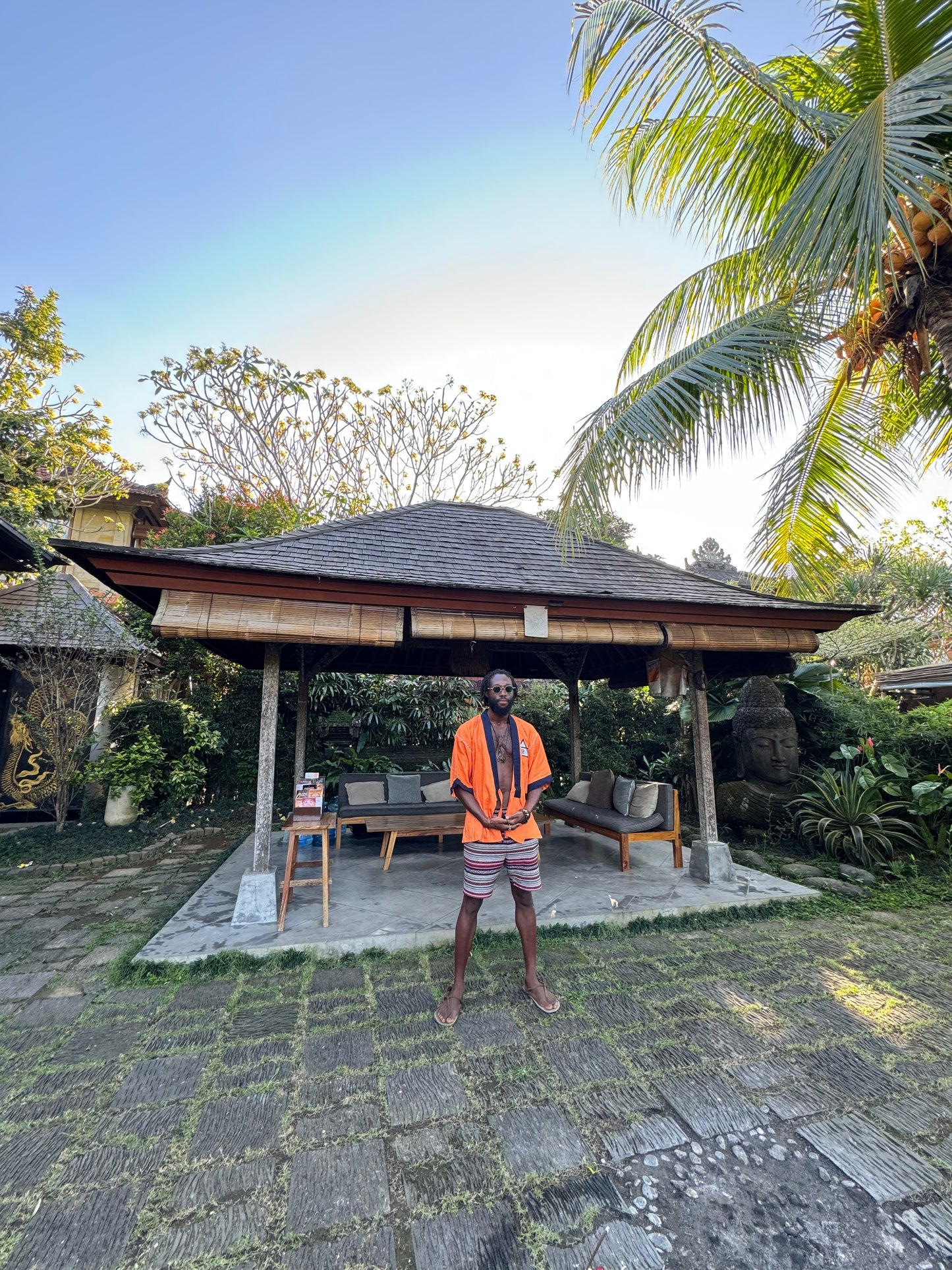 Linen Kimonos - Dragon Ball Z Inspired | Premium Air Symbol Embroidered | unisex - Medium size