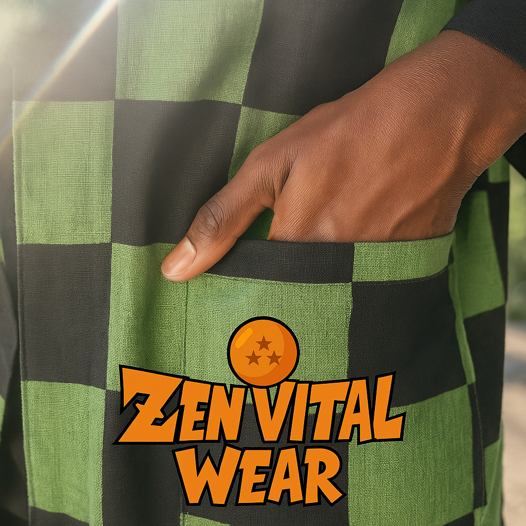 Linen Demon Slayer inspired Kimono (All Sizes Available) 100%