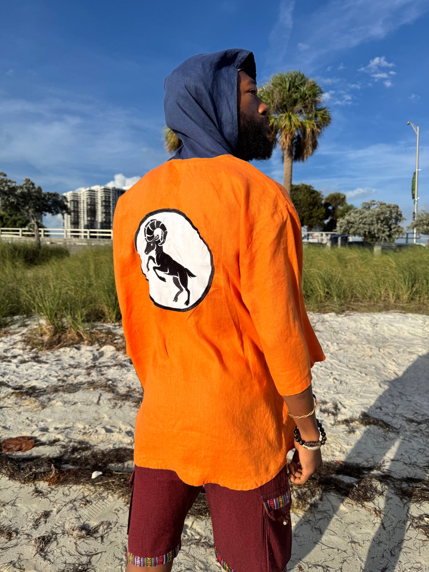 Dragon Ball x Zodiac Signs Fusion T-shirt Hoodie Embroided 100% Linen [Uni-Sex]