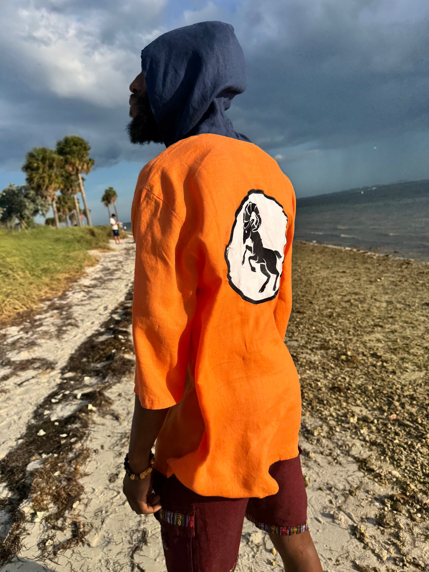 Dragon Ball x Zodiac Signs Fusion T-shirt Hoodie Embroided 100% Linen [Uni-Sex]